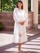 White A-line Button-Up Long Sleeve Lace Cocktail Dress (S, white)