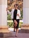 Black Fitted Bodycon Midi Dress With Slit (XS, black)