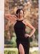 Black Fitted Bodycon Midi Dress With Slit (XS, black)