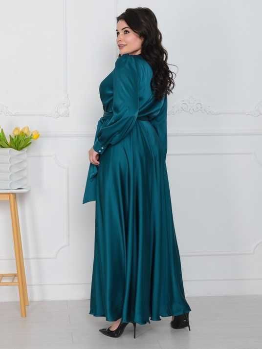emerald silk long sleeve maxi dress reviews Mirabella Long Sleeve Fitted Evening Dress