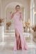 Light Blush Pink Bodycon Maxi Dress for a Stylish Cocktail Look (XS, pastel pink)