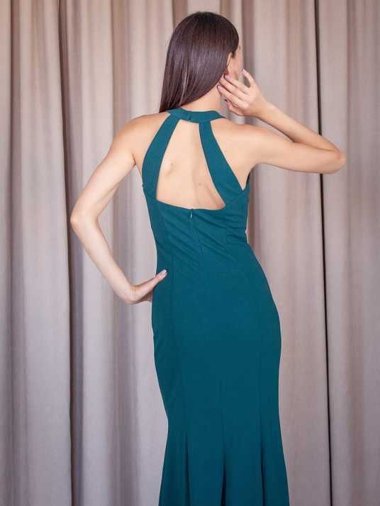 Emerald Green Bodycon Maxi Dress