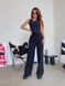Stylish two-piece black suit (S, black)