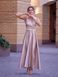 Beige Sleeveless Fit & Flare Maxi Dress with Side Slit (M, beige)