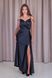 Elegant Black Sleeveless Maxi Dress with V-Neck and Side Slit (S, black)