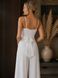 White V-Neck Chiffon Summer Jumpsuit (S/M, white)