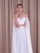 Elegant White Evening Maxi Dress (L/XL, white)