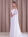 Elegant White Evening Maxi Dress (L/XL, white)