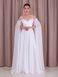 Elegant White Evening Maxi Dress (L/XL, white)