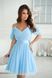 Short Light Blue Formal Dress (S, light blue)