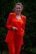 Women's linen suit 2 orange (XS/S, orange)