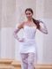 White Corset Dress with Lace Skirt and Gloves (XS, white)