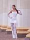 White Corset Dress with Lace Skirt and Gloves (XS, white)