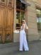 Stylish white two-piece suit (S, white)