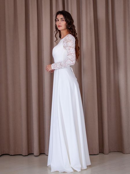 Formal Occasion White Spring Autumn Winter Maxi Dress (XL, white)