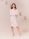 Elegant beige skirt suit (M, beige)