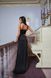 Black Satin Empire Waist Maxi Dress (XS, black)