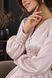Light-colored long-sleeved dress (M, pastel pink)