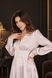 Light-colored long-sleeved dress (M, pastel pink)