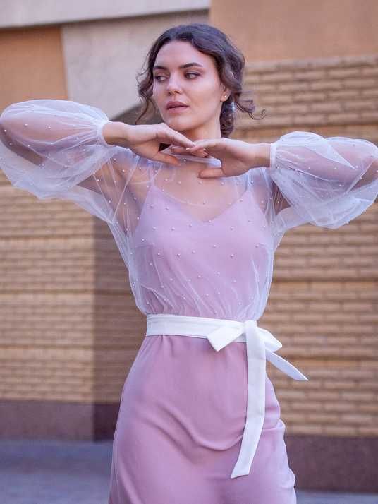 pastel pink slip dress Pink Satin Mini Dress