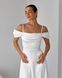 Long white maxi dress (L, white)