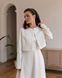 Festive white dress (L, white)