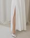 Elegant Ankle-Length White Maxi Dress with Empire Waist, Puff Sleeves, and Square Neckline (M, white)