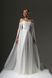 Elegant White Evening Maxi Dress (S/M, white)