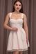 Short Backless Beige Cocktail Dress with Lace-Up Corset Top (S, beige)