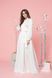 Chic White Cocktail Party Dress: A-Line Swing Maxi with Detachable Belt and Lantern Sleeves (4XL, white)