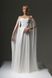 Elegant White Evening Maxi Dress (S/M, white)