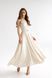 Elegant White Cocktail Dress with Square Neckline, Ankle Length & Wide Straps - Perfect for Proms and Engagements (S, off white)