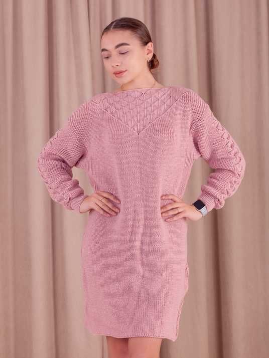 chinese dress ladies Women's Casual Sweater Midi Dress Long Sleeve Backless Loose Ribbed Kn   Divahotcouture