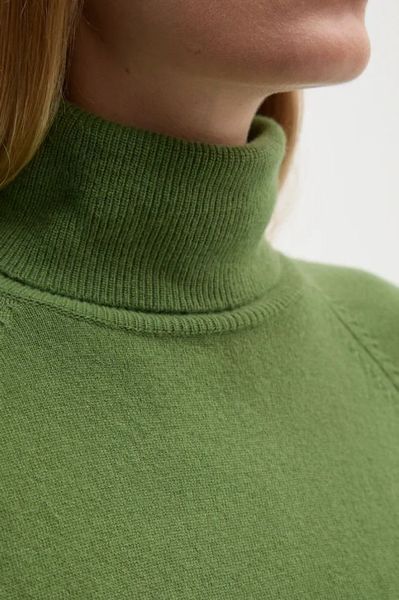 Basic solid light green turtleneck (M/L, light green)