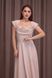 Beige A-Line Fit & Flare Evening Dress (S, beige)