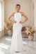 Sleeveless White Bodycon Maxi Dress with Round Neckline (L, white)