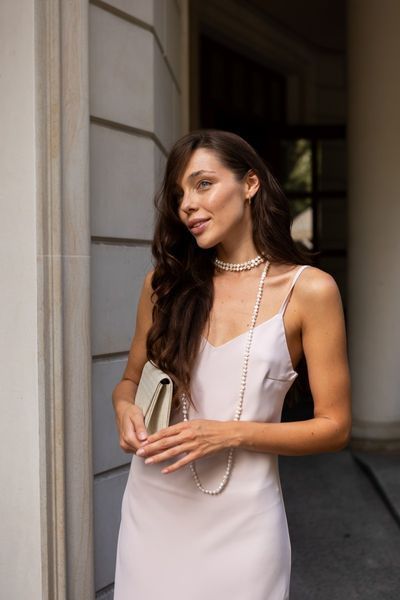 Loose Sleeveless Blush Pink Dress (S, pastel pink)