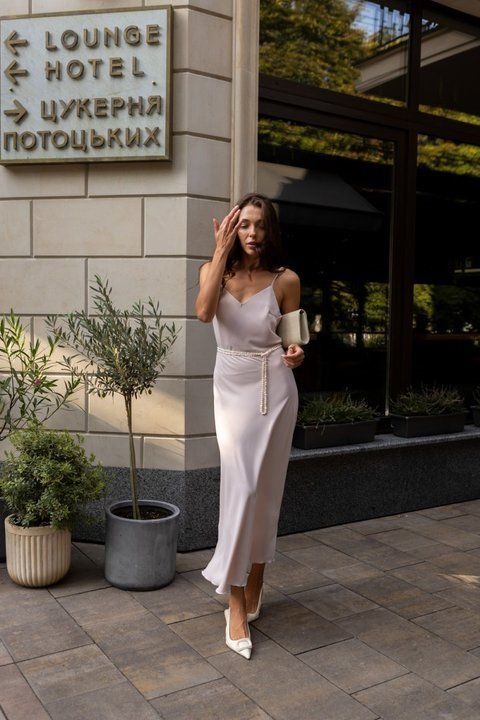 Loose Sleeveless Blush Pink Dress (S, pastel pink)