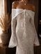 Light Sleeveless Maxi White A-line Bridal Dress guipure (M, white)