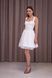 White A-line Short Cocktail Dress (XS, white)