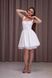 White A-line Short Cocktail Dress (XS, white)