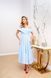 Light Blue Strapless Fit and Flare Cocktail Dress (M, light blue)