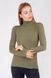 Basic solid green turtleneck (L/XL, green)