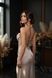 Trendy tight-fitting corset dress in cappuccino color (S, coffee)