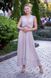 Cotton A-line summer dress with thin straps (M/L, grey)