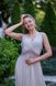 Cotton A-line summer dress with thin straps (M/L, grey)