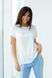 Silk white T-shirt (M, white)