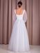 Floor Length V-Neck Chiffon Maxi Dress (XL/XXL, off white)