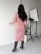 Casual pink skirt suit (L/XL, pastel pink)