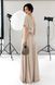 Long Silk Powder Pink Dress with Belt (XXL, pastel pink)